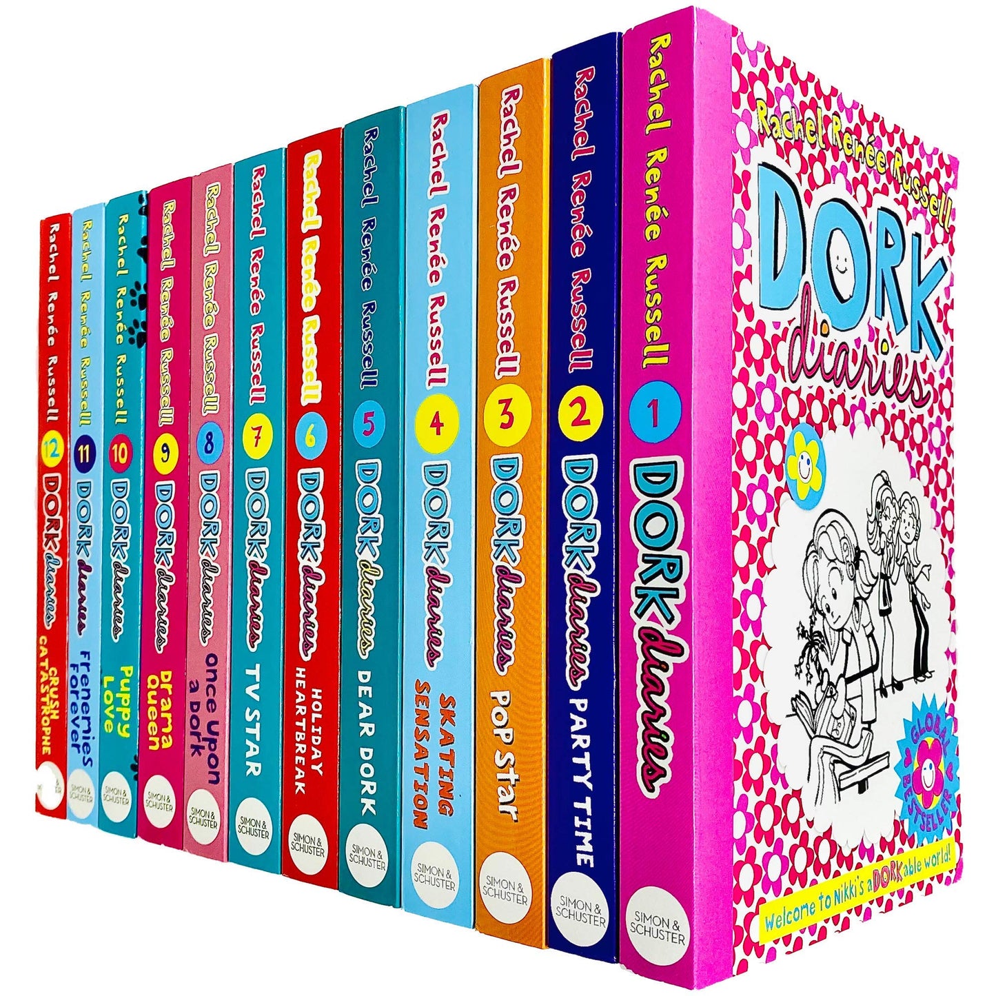 Dork Diaries By Rachel Renee Russell 12 Books Collection Set Rachel Renée Russell