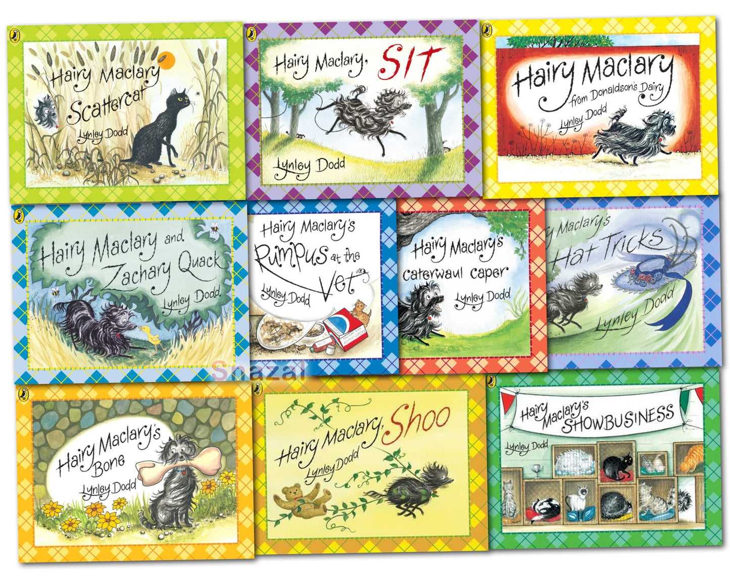 Hairy Maclary 10 Books Collection Set Pack RRP £59.90 (Hairy Maclary from Donaldson's Diary, Rumpus at the Vet, Hairy Maclary's Show business, Hairy Maclary's Caterwaul Caper, Scattercat, Za [Paperback] Lynley Dodd