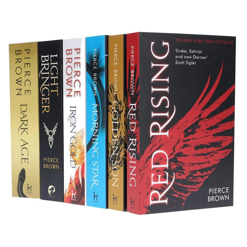 The Red Rising Series 6 Books Collection Set (Red Rising, Golden Son, Morning Star, Iron Gold, Dark Age & Light Bringer)