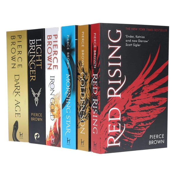 The Red Rising Series 6 Books Collection Set (Red Rising, Golden Son, Morning Star, Iron Gold, Dark Age & Light Bringer)