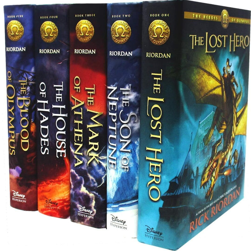 The Heroes of Olympus Collection 5 Books Set Collection by Rick Riordan (Hardback)