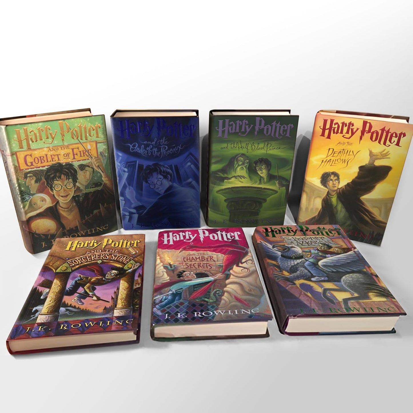 1-st Edition Harry Potter Full Book Set Volumes 1-7 Hardcover [hardcover] J. K. Rowling [Jan 01, 1997]