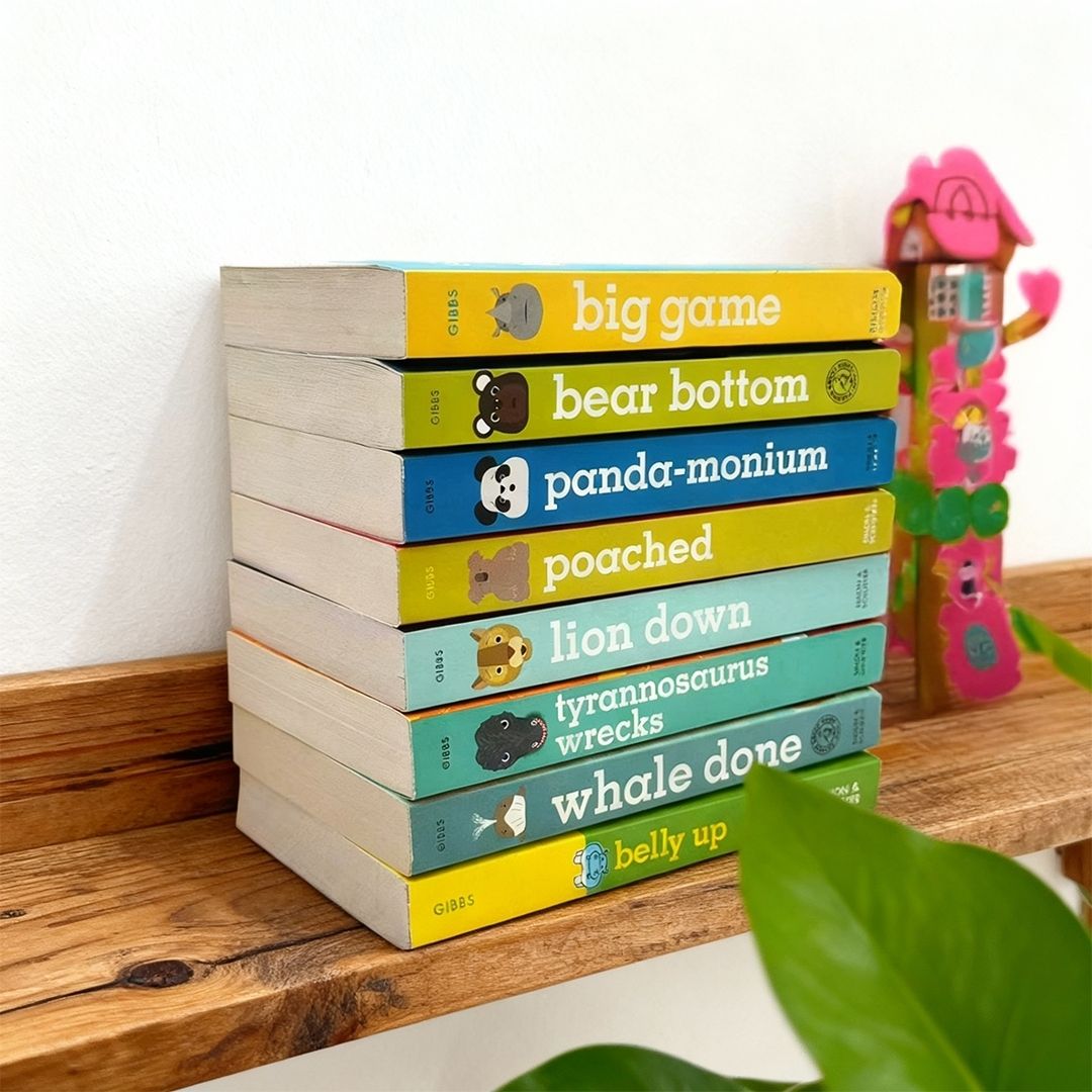 FunJungle Series 8-Book Set by Stuart Gibbs (Complete Collection)