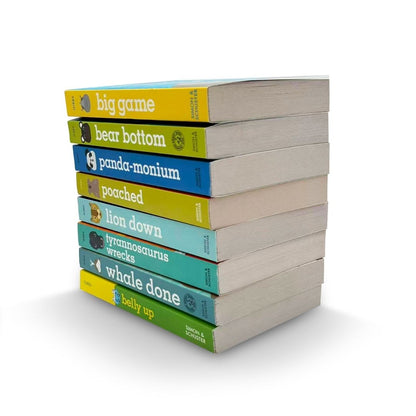 FunJungle Series 8-Book Set by Stuart Gibbs (Complete Collection)