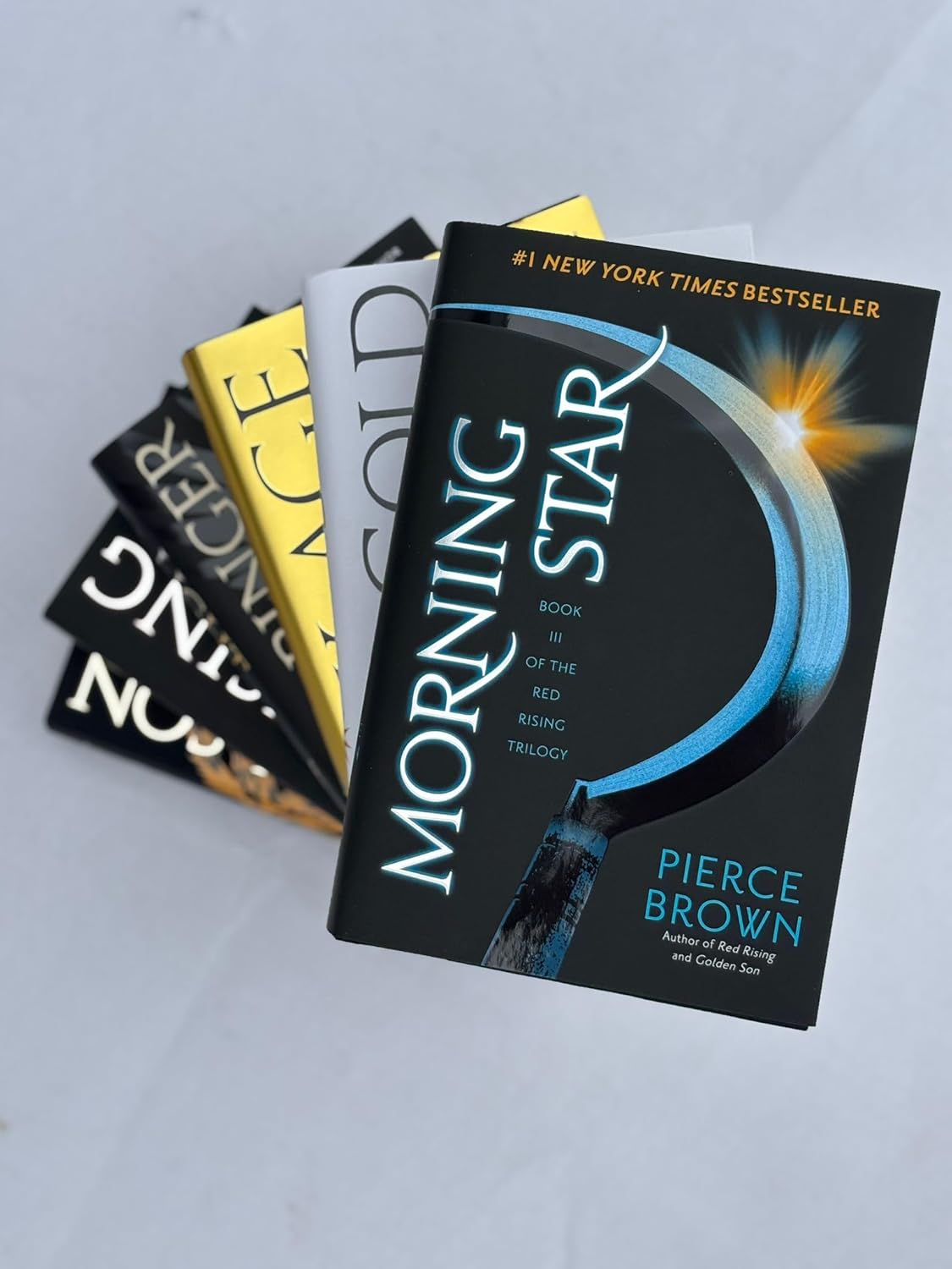 Red Rising Series Vol. 1-6, 6 Books Set, Red Rising, Golden Son, Morning Star, Iron Gold, Light Bringer, Dark Age, by Pierce Brown