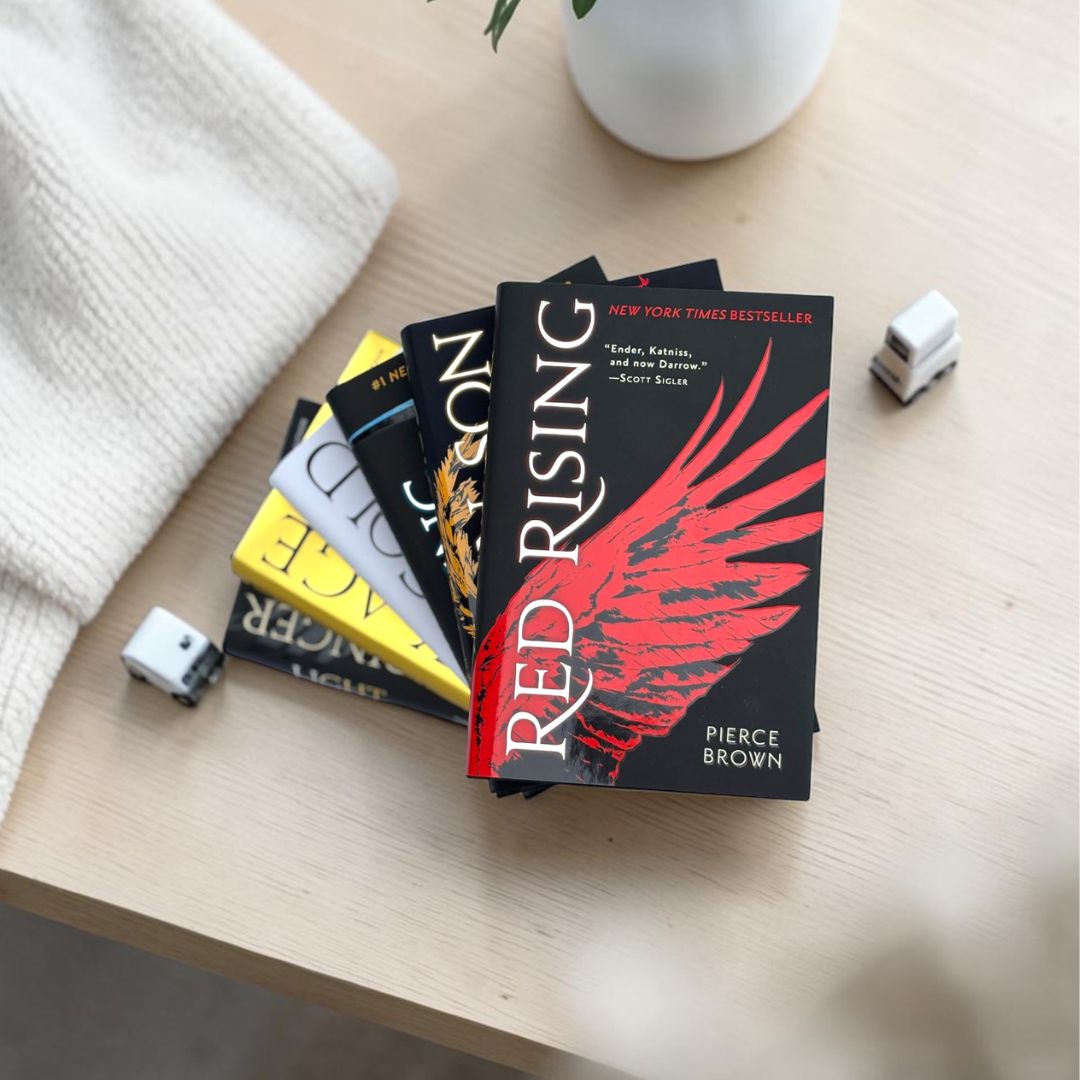 Red Rising Series Vol. 1-6, 6 Books Set, Red Rising, Golden Son, Morning Star, Iron Gold, Light Bringer, Dark Age, by Pierce Brown