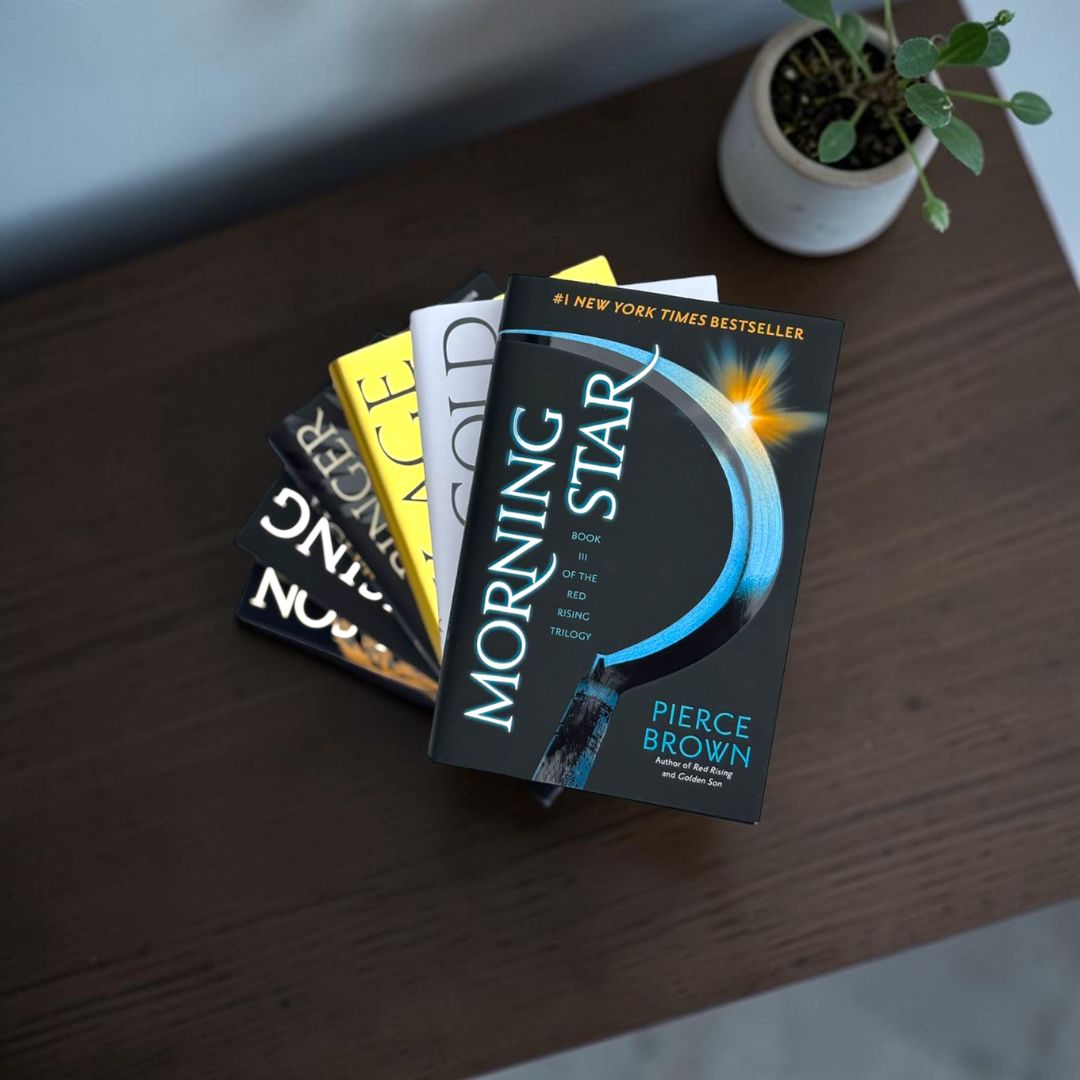 Red Rising Series Vol. 1-6, 6 Books Set, Red Rising, Golden Son, Morning Star, Iron Gold, Light Bringer, Dark Age, by Pierce Brown