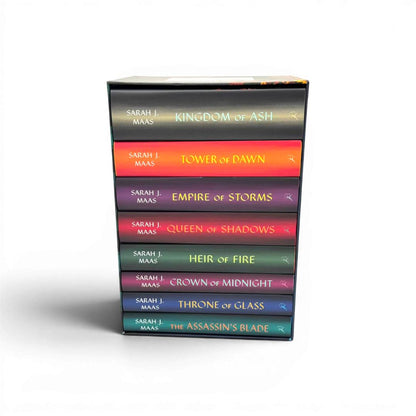 Throne of Glass Series by Sarah J. Maas (8-Book Complete Fantasy Collection Set – Hardcover)