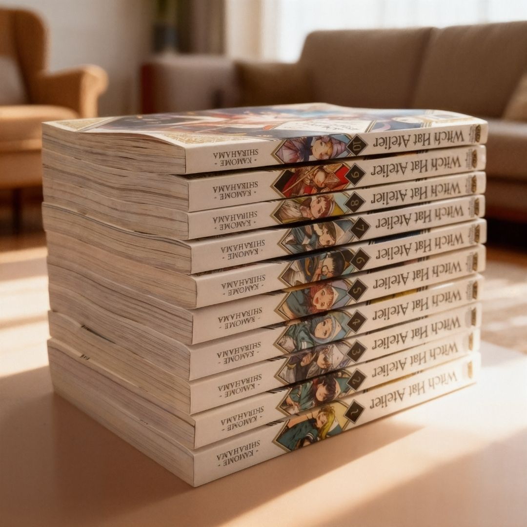 Witch Hat Atelier Series 10-Book Set (Vol. 1–10) – Complete Fantasy Magic Manga Collection