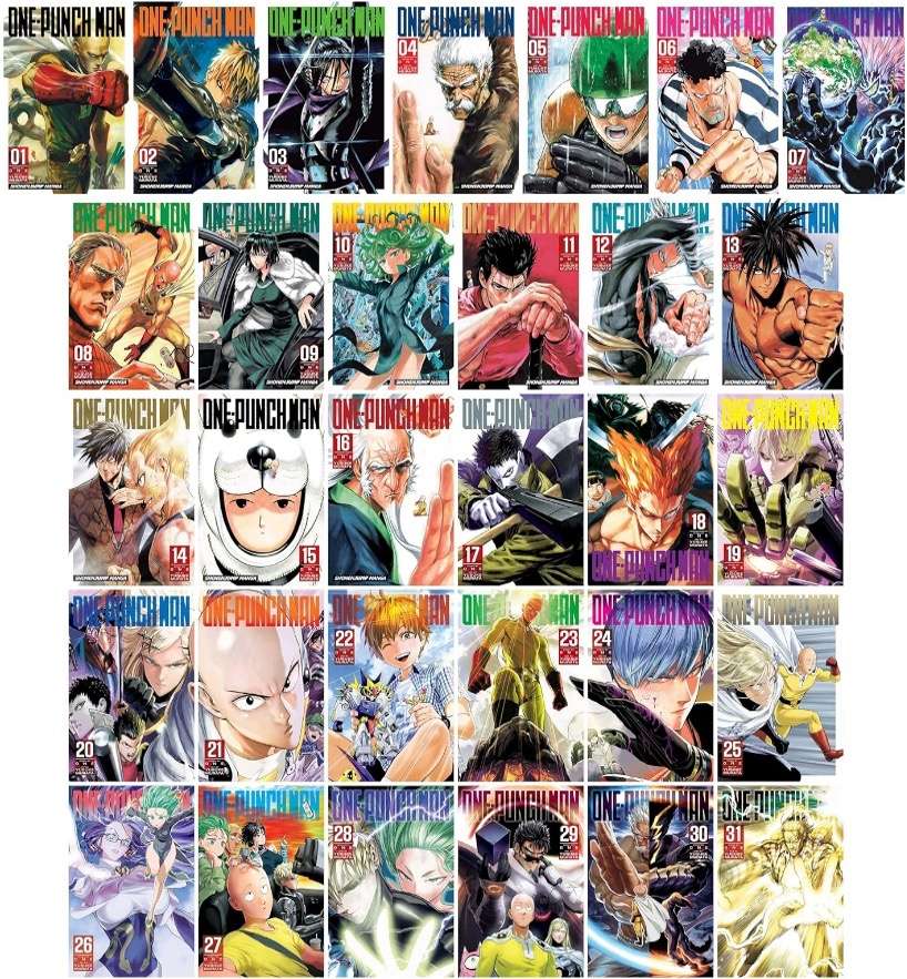 One-Punch Man Volume 1-31 Collection Books