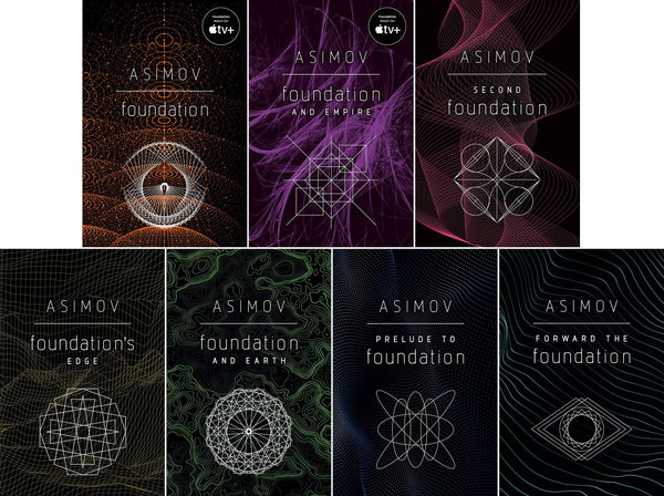 Foundation Complete Series by Isaac Asimov, 1-7 Book Set Collection