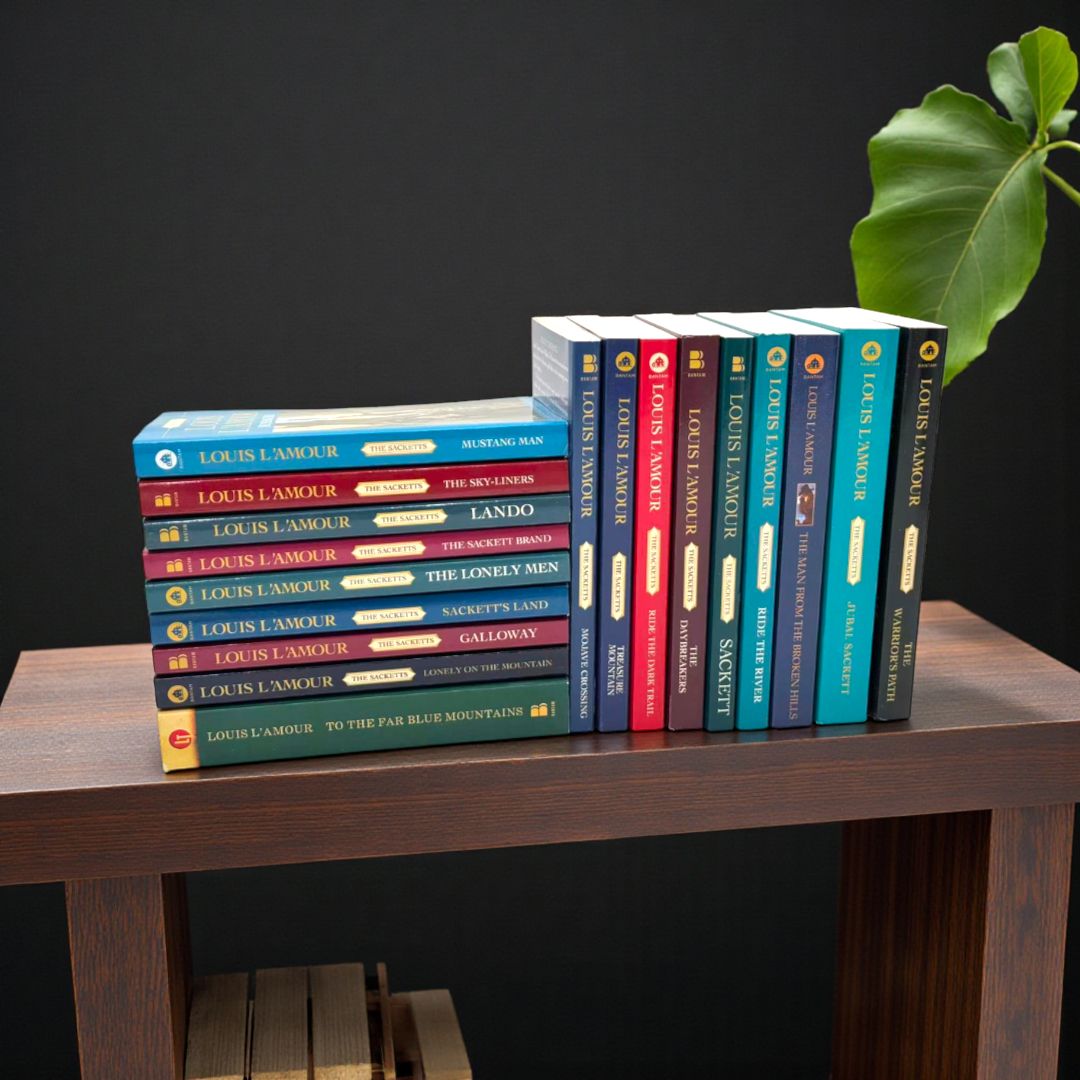 The Complete Sackett Family Saga by Louis L’Amour (Western Book Series Collection Set)