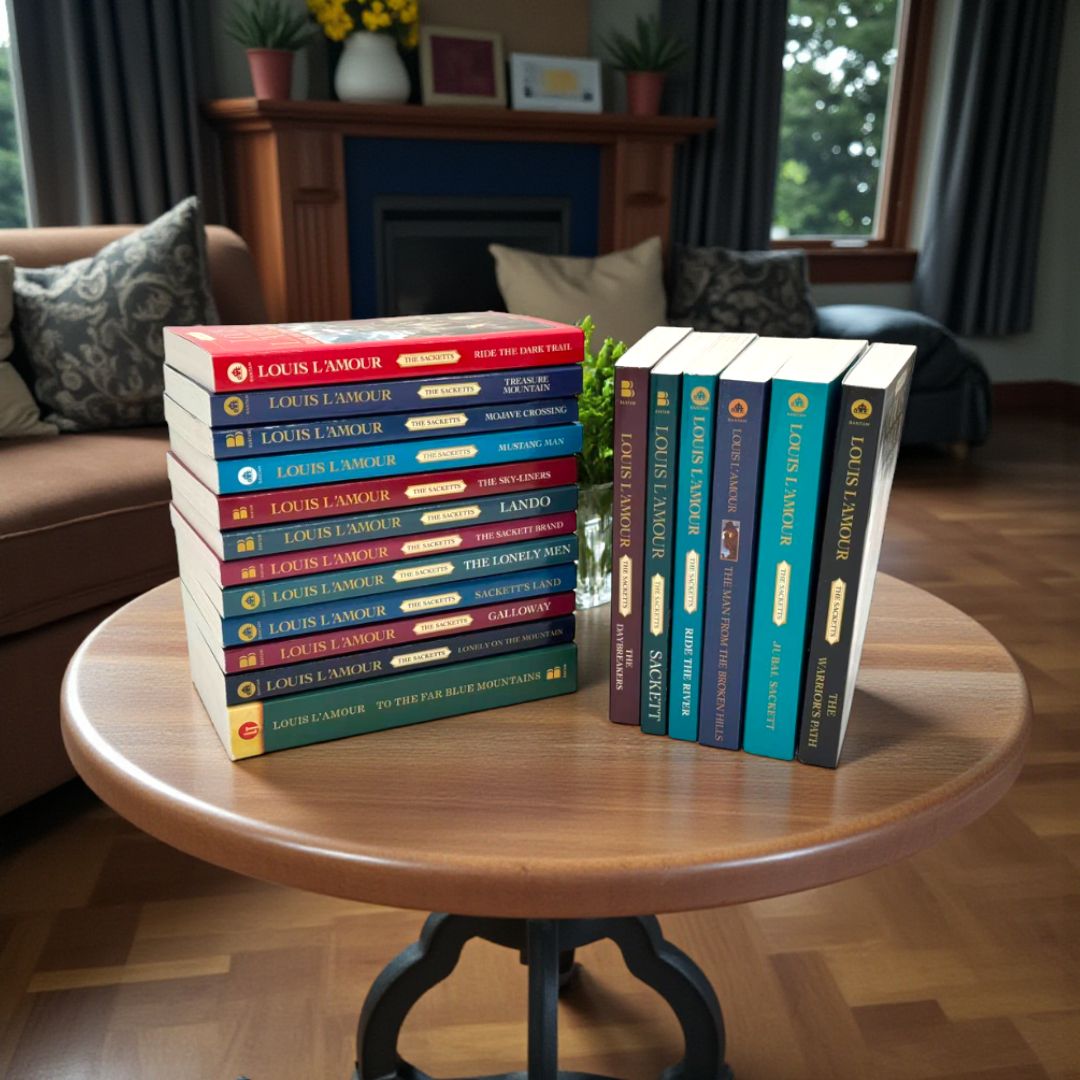 The Complete Sackett Family Saga by Louis L’Amour (Western Book Series Collection Set)