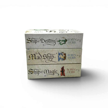 Robin Hobb The Liveship Traders Trilogy – 3-Book Fantasy Collection Set (Ship of Magic, The Mad Ship, Ship of Destiny)