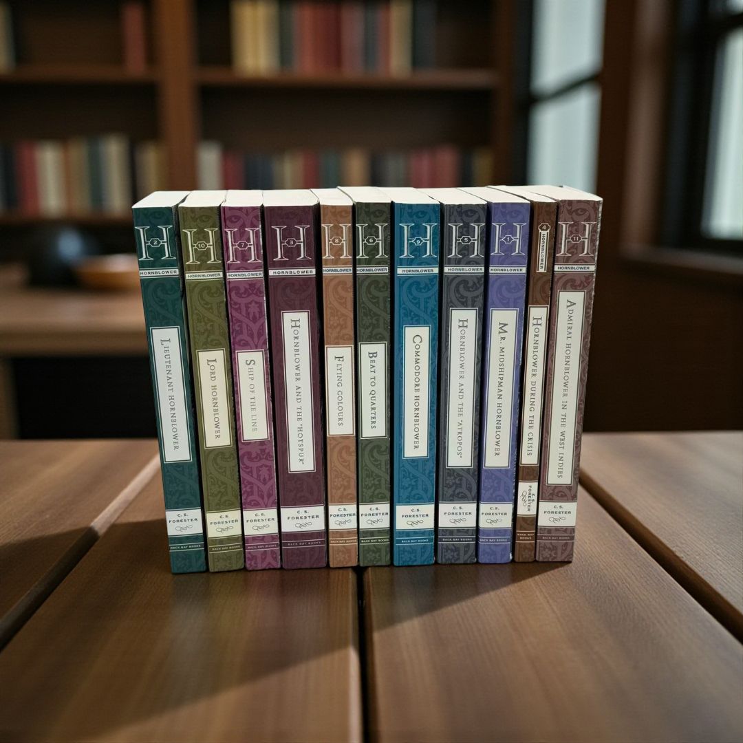 C.S. Forester Hornblower Saga 11-Book Collection Set (Mr. Midshipman Hornblower, Lieutenant Hornblower, Hornblower and the Hotspur, and More)