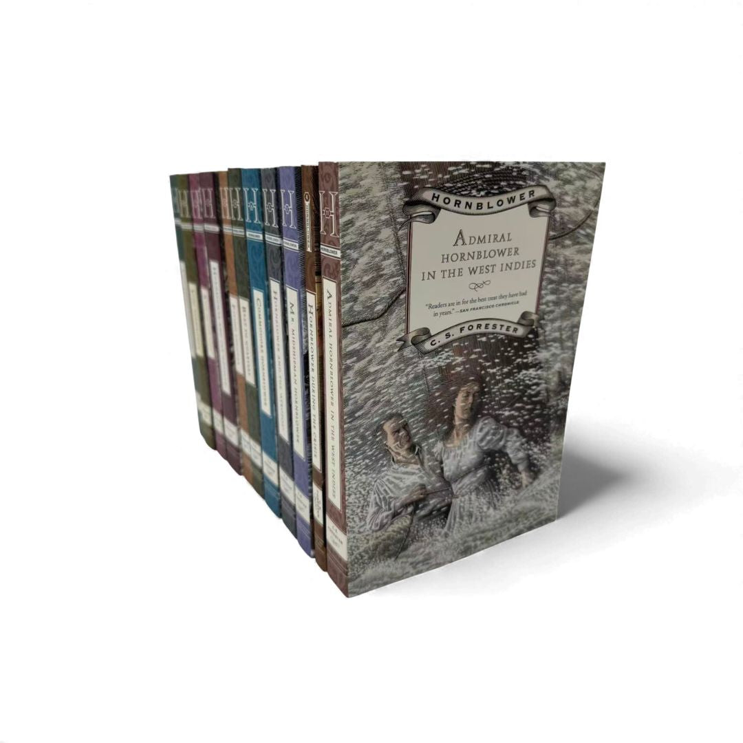 C.S. Forester Hornblower Saga 11-Book Collection Set (Mr. Midshipman Hornblower, Lieutenant Hornblower, Hornblower and the Hotspur, and More)