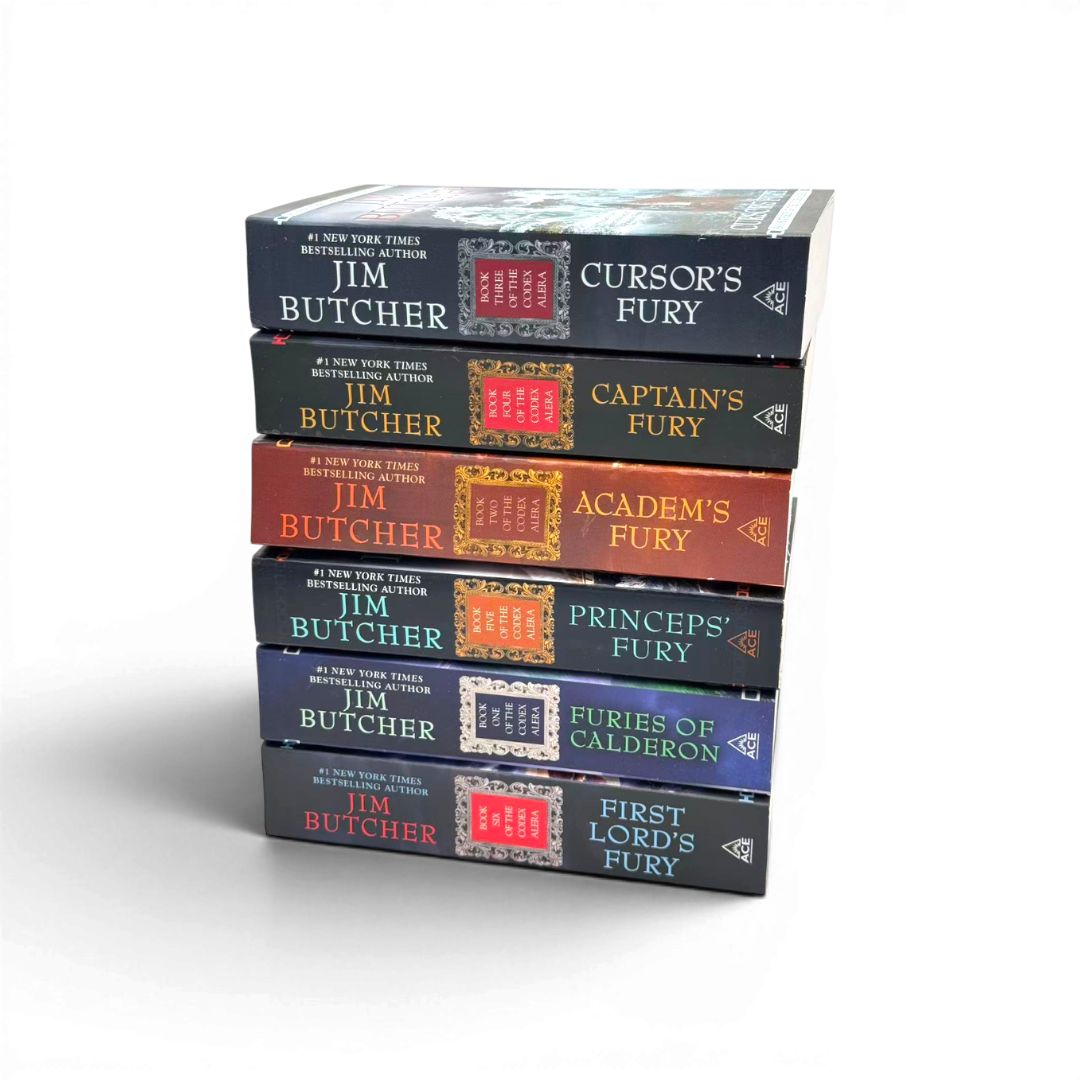 The Codex Alera Book Series by Jim Butcher (6-Book Complete Fantasy Adventure Set)