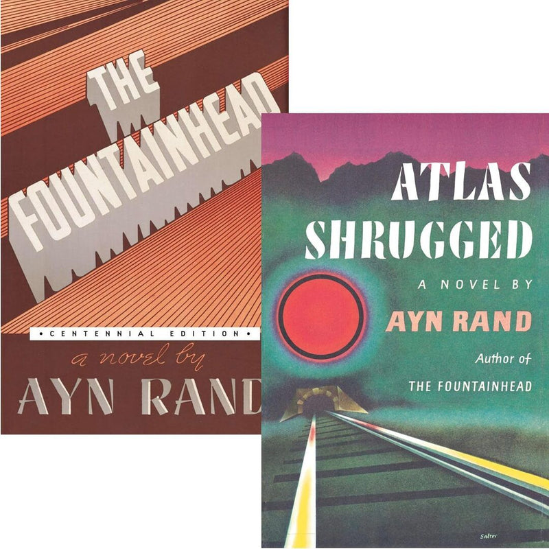 Atlas Shrugged & The Fountainhead (Centennial Edition) [Atlas Shrugged & Fountainhead] by Ayn Rand (Atlas Shrugged & The Fountainhead 2 Book set)
