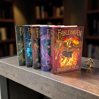 Fablehaven Complete 5-Book Series Collection by Brandon Mull (Paperback Set)