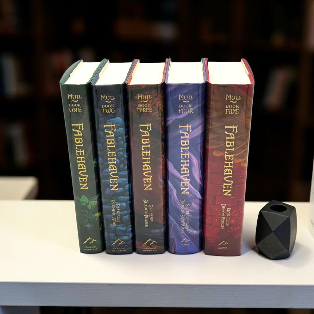 Fablehaven Complete 5-Book Series Collection by Brandon Mull (Paperback Set)