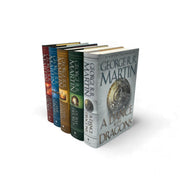 George R. R. Martin A Song of Ice and Fire Series 5-Book Set (Game of Thrones, Clash of Kings, Storm of Swords, Feast for Crows, Dance with Dragons)