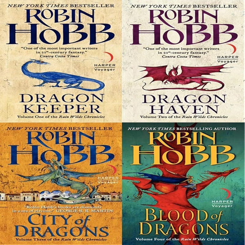 Robin Hobb The Rain Wild Chronicles Trilogy Collection 4 Books Set Pack NEW
