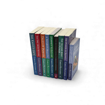 Carlos Castaneda – 9 Book Collection Set (Teachings of Don Juan, A Separate Reality, Journey to Ixtlan, Tales of Power & More)