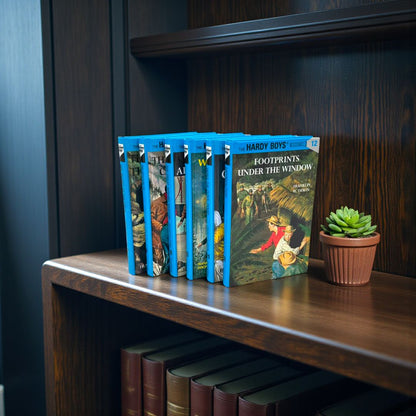 Hardy Boys Book Set – Volumes 7–12 by Franklin W. Dixon (Classic Mystery Series Collection)