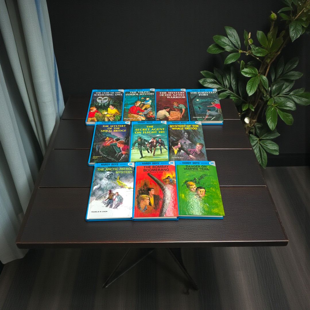 Hardy Boys Book Set (Volumes 41–50) by Franklin W. Dixon – Classic Mystery Adventure Series