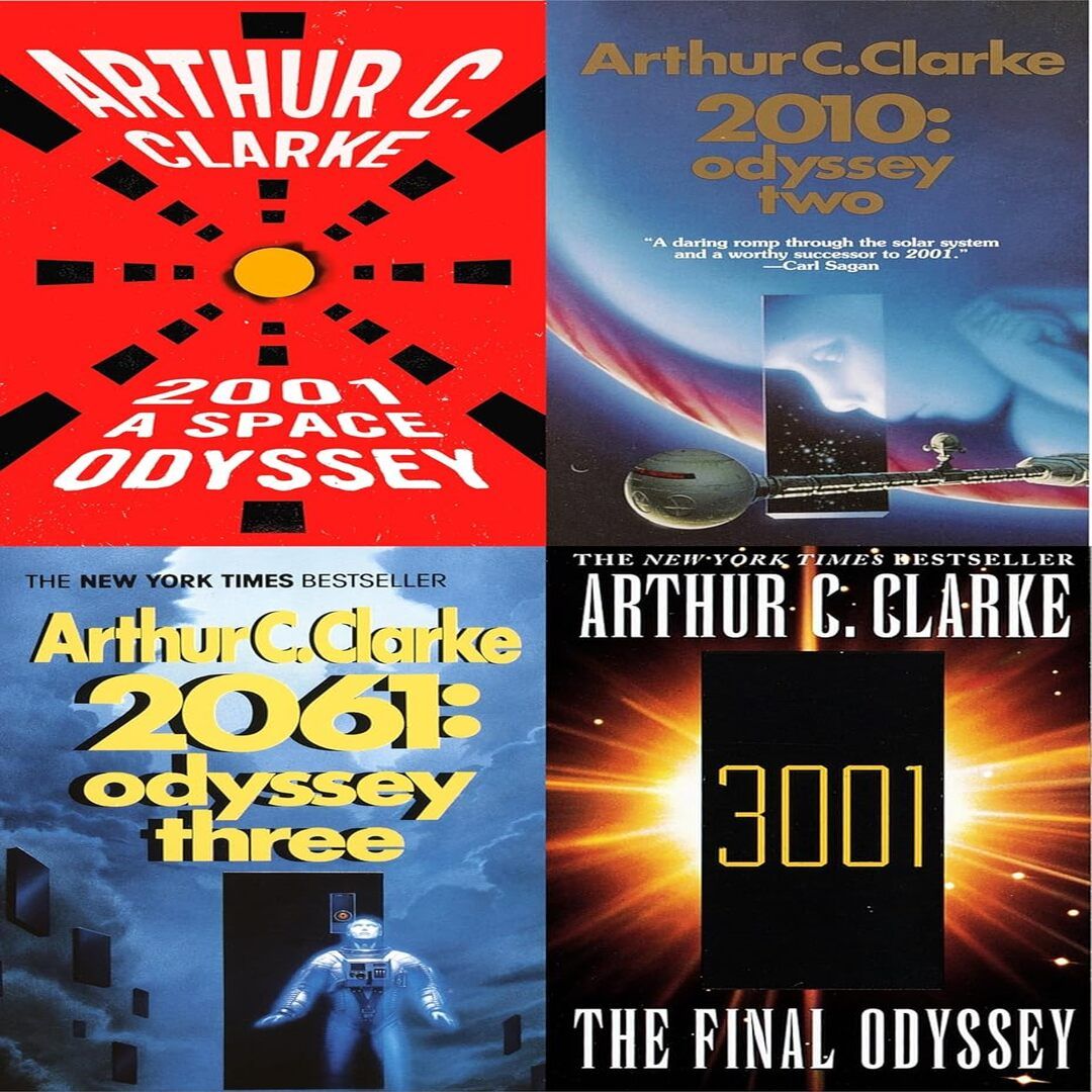 The Complete Arthur C. Clarke's Space Odyssey Series Books 1-4 (2001:A Space Odyssey, 2010:Odyssey two, 2061:Odyssey three, 3001:The Final Odyssey)