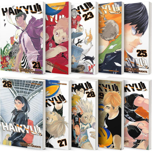 Haikyu!! Furudate Collection 10 books set Haruichi vol 21-30 by Haruichi Furudate
