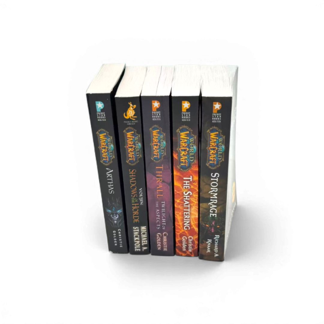 World of Warcraft 5-Book Collection Set by Christie Golden (Complete Fantasy Novel Series)