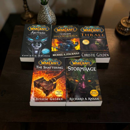 World of Warcraft 5-Book Collection Set by Christie Golden (Complete Fantasy Novel Series)
