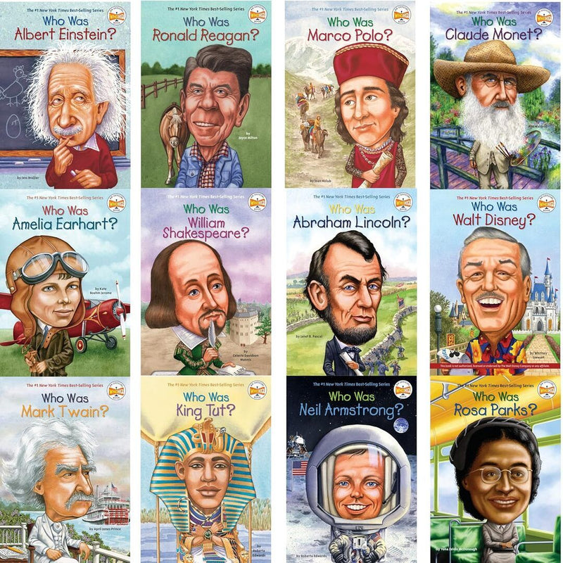 Who Was...? Children’s Biography Series Set of 12 books