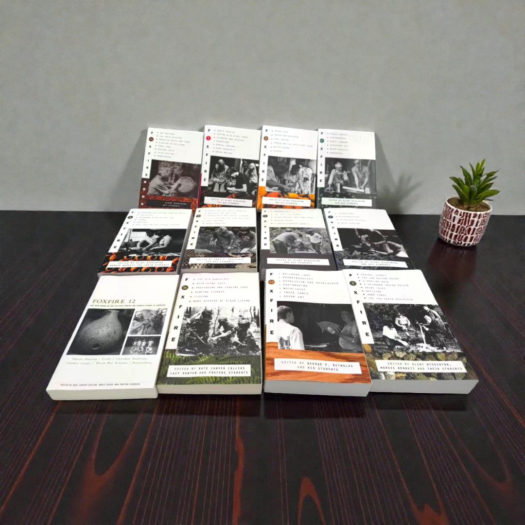 Foxfire Series Book Collection Set: Books 1–12 – Appalachian Culture & Crafts Series