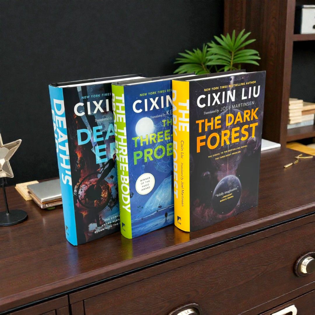 Cixin Liu Three-Body Problem Trilogy 3-Book Hardcover Set (The Three-Body Problem, The Dark Forest, Death’s End)