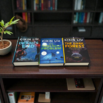 Cixin Liu Three-Body Problem Trilogy 3-Book Hardcover Set (The Three-Body Problem, The Dark Forest, Death’s End)