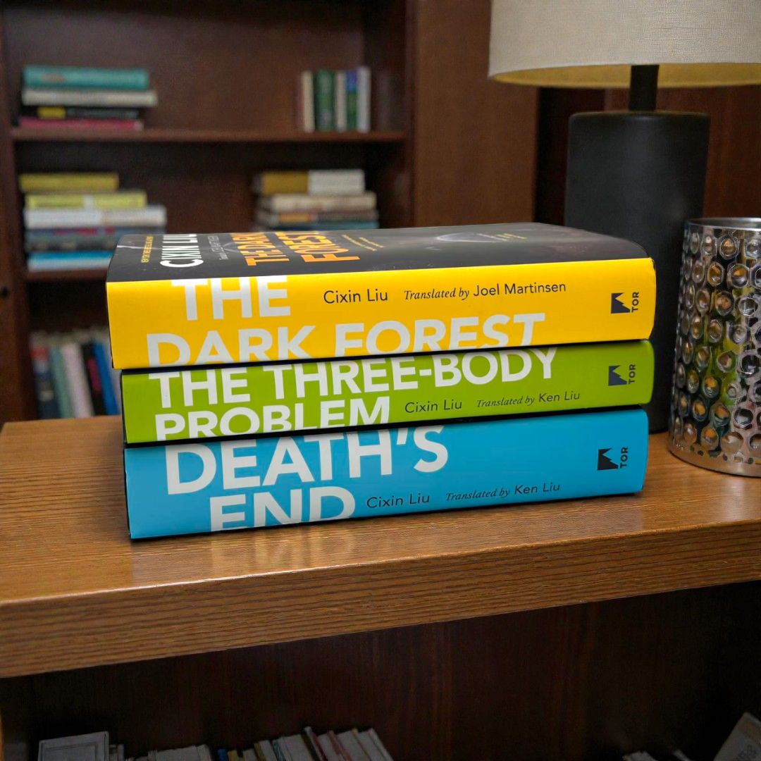 Cixin Liu Three-Body Problem Trilogy 3-Book Hardcover Set (The Three-Body Problem, The Dark Forest, Death’s End)