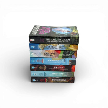 The Death Gate Cycle Complete Series Set (1–7) by Margaret Weis & Tracy Hickman – Epic Fantasy Collection