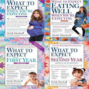 What to Expect 4-book set:First Year/Second Year/What to Expect When You're Expecting/Eating Well When You're Expecting