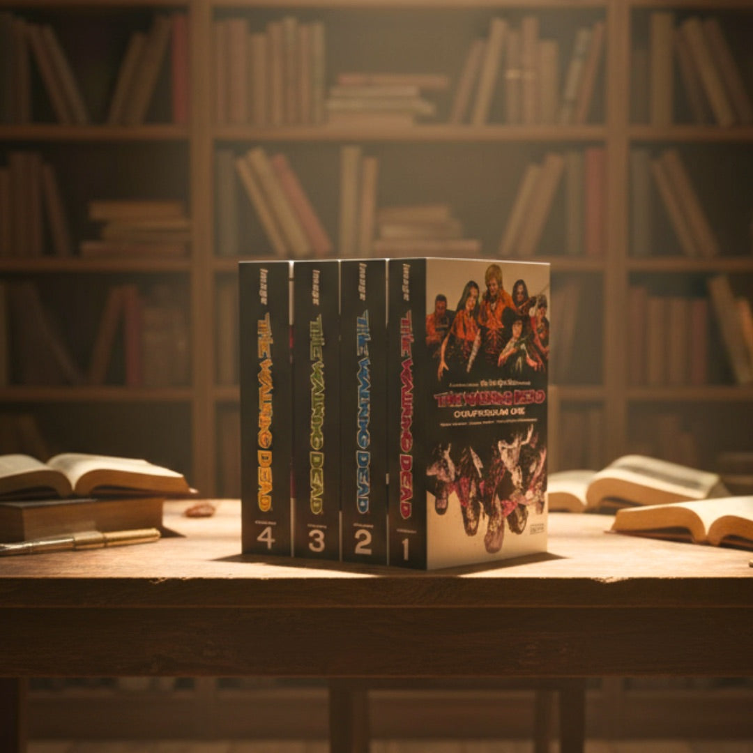 Walking Dead Compendium TP Vol. 1-4 by Robert Kirkman – Complete Graphic Novel Collection Set