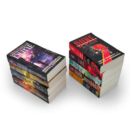Dune Universe – 9 Book Collection Set (Butlerian Jihad, Machine Crusade, Battle of Corrin, Hunters of Dune, Sandworms of Dune & More)