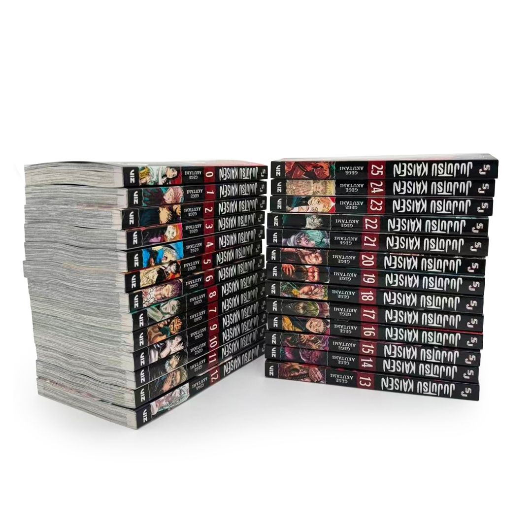 Jujutsu Kaisen Series (Vol. 0–25) 26-Book Collection Set by Gege Akutami | Complete Manga Series