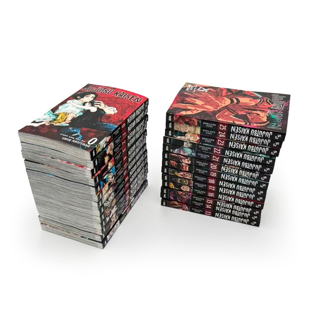 Jujutsu Kaisen Series (Vol. 0–25) 26-Book Collection Set by Gege Akutami | Complete Manga Series
