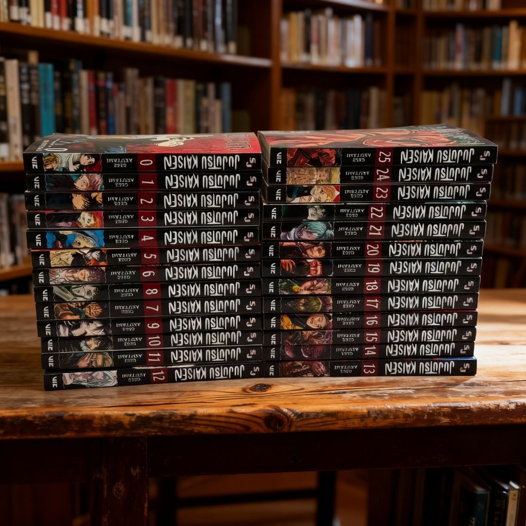 Jujutsu Kaisen Series (Vol. 0–25) 26-Book Collection Set by Gege Akutami | Complete Manga Series