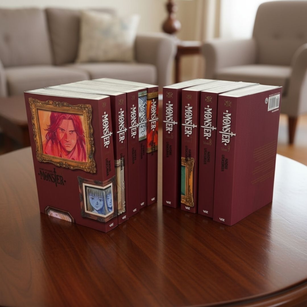 Monster: The Perfect Edition – Complete Manga Collection Set Vol. 1–9 by Naoki Urasawa (Psychological Thriller Series)