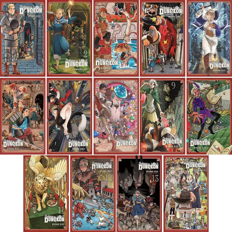 Delicious in Dungeon Manga Set Vol. 1-14 by Ryoko Kui