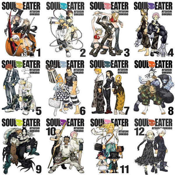 Soul Eater Manga Box Set Vol. 1–12 – Complete Series – Limitless
