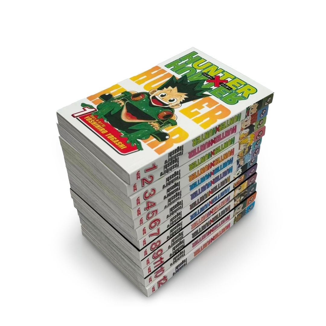 Hunter x Hunter Manga Set Vol. 1–12 by Yoshihiro Togashi (Complete Collection – Shonen Jump Series)