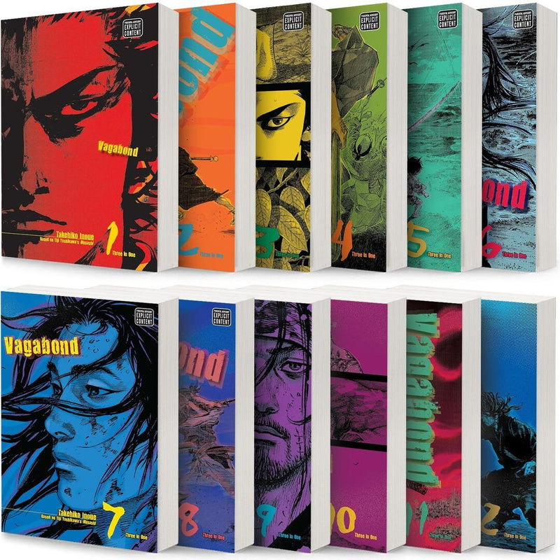 Vagabond (VIZBIG Edition) Complete Collection Manga Set (Vol 1-12) by by Takehiko Inoue